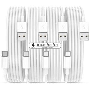 NEW 4pc pack iphone 17/16/15 chargers, Galaxy, Note